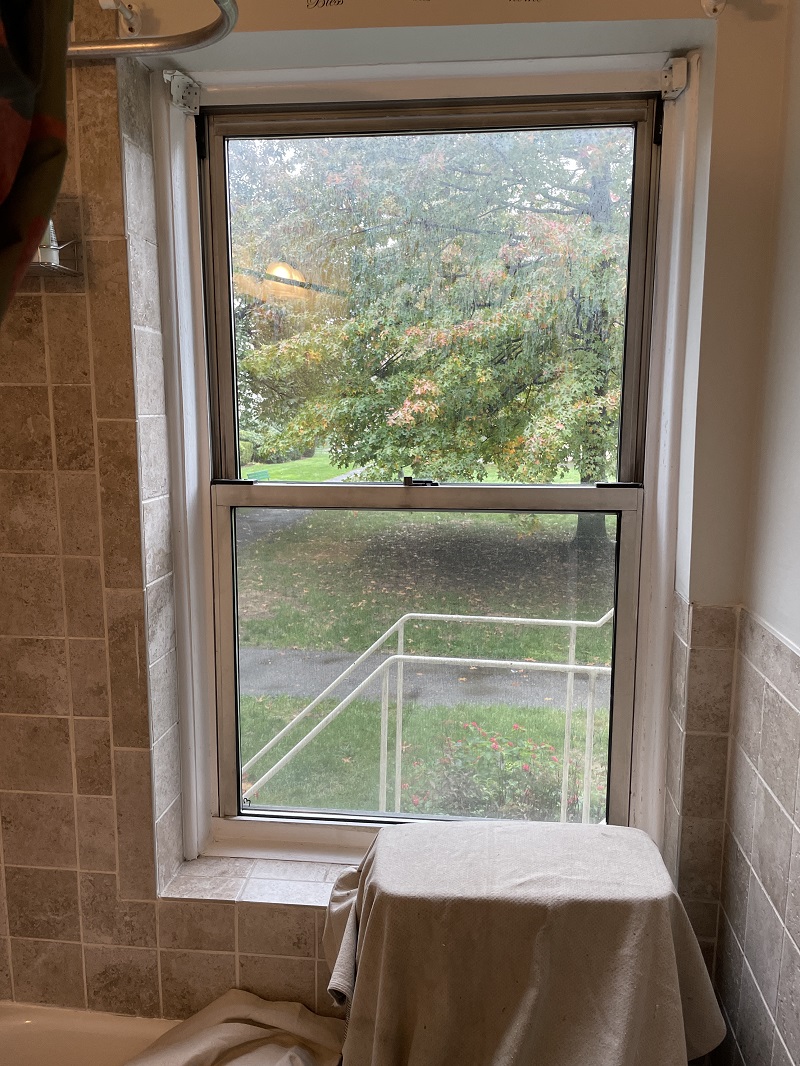 Aluminum windows are cold